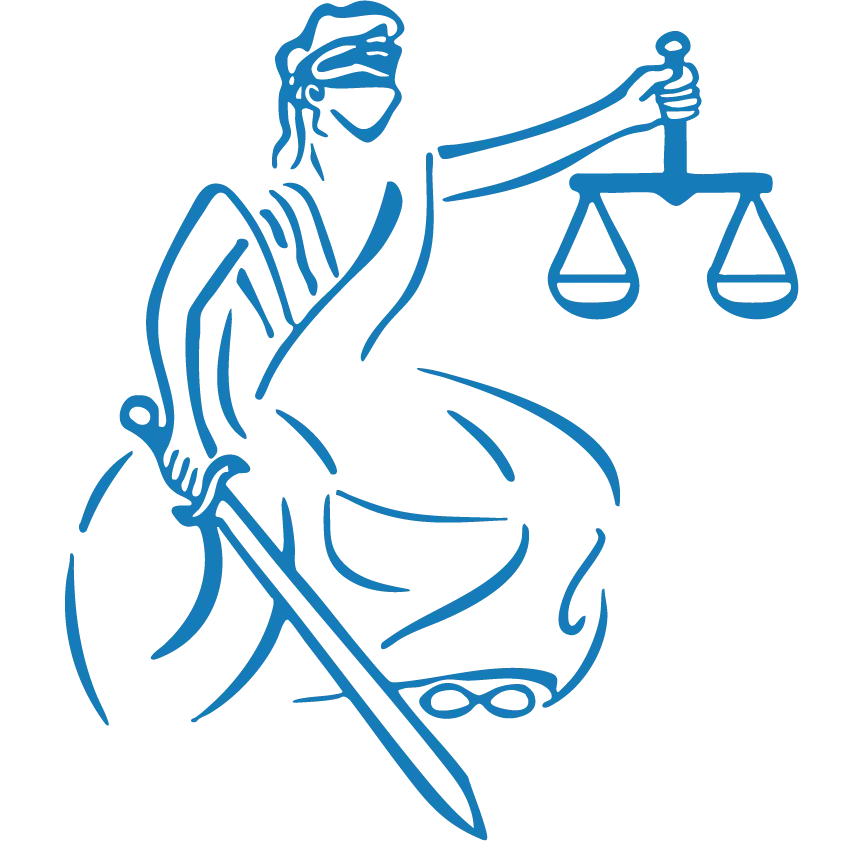 Par Sentio Consulting logo showing a stylized blue justice figure with scales and a sword.